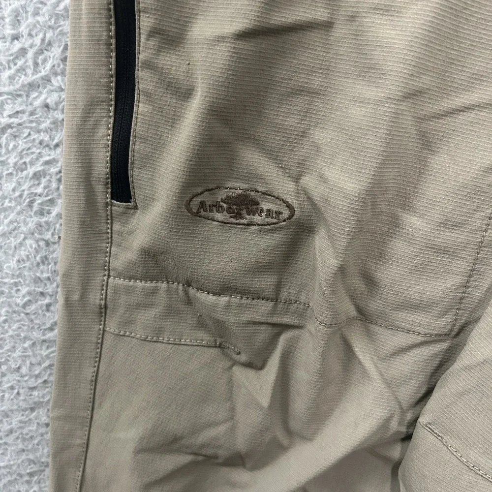 Arborwear‎ Pants Mens 36x30 Beige Cargo Nylon Stretch Tree Climbing Work Wear *